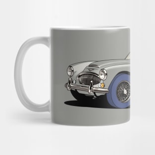 Austin-Healey 3000 in Silver Grey Mug